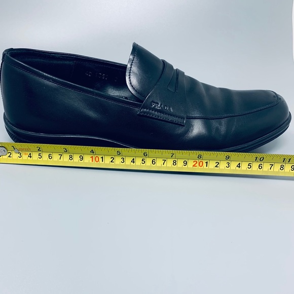 Prada Men’s Black Leather Loafer - Picture 6 of 15
